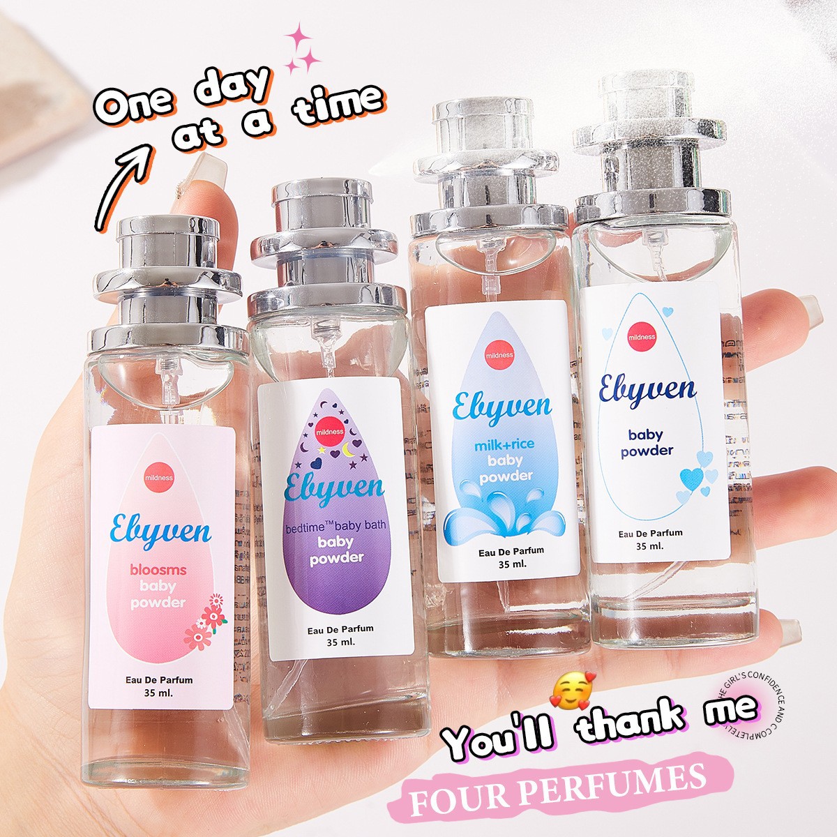 Perfume Travel Set - Baby Milk Powder Women Perfum Fresh