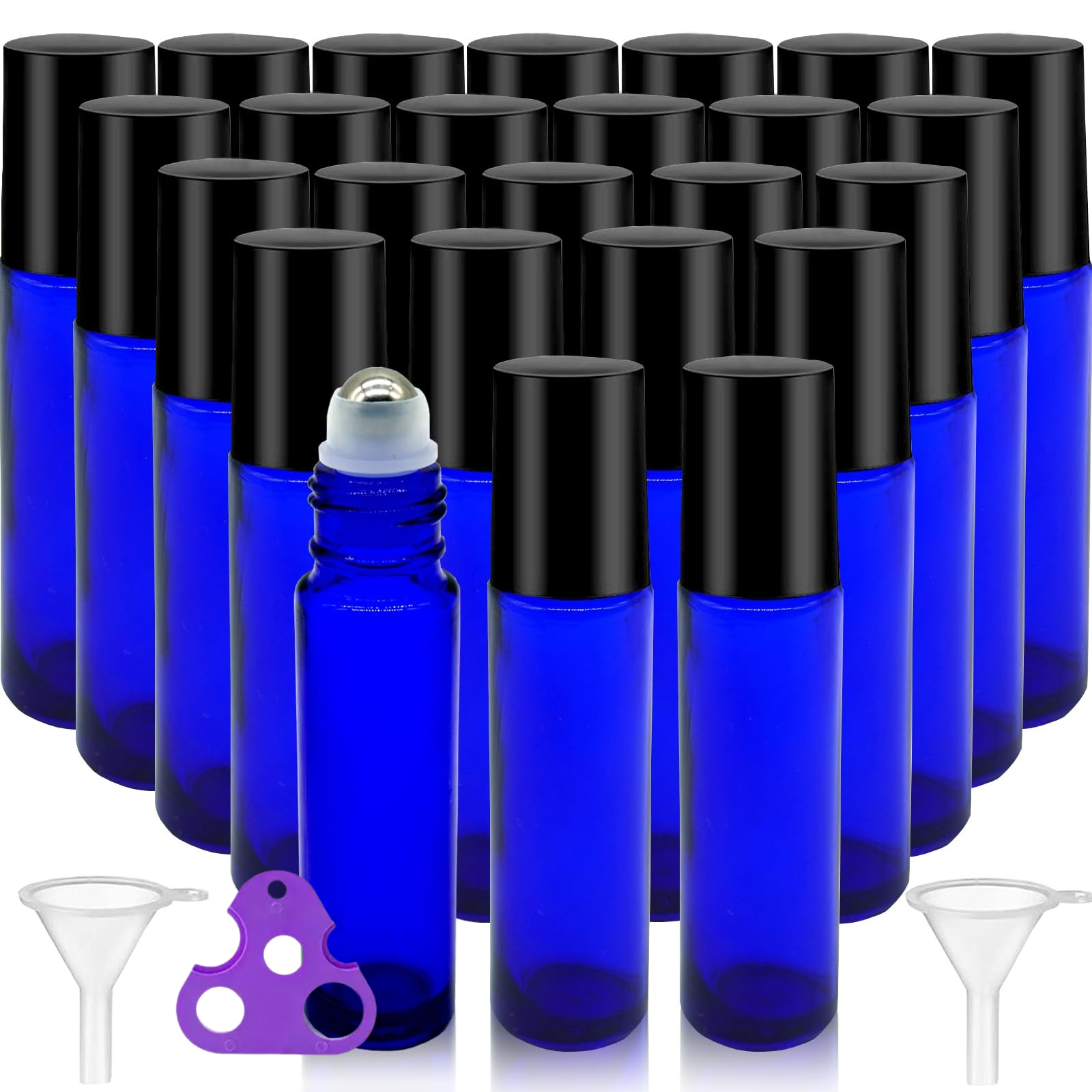 Attar Oil Roll On - 24pcs Glass Roll on Bottle 10ml