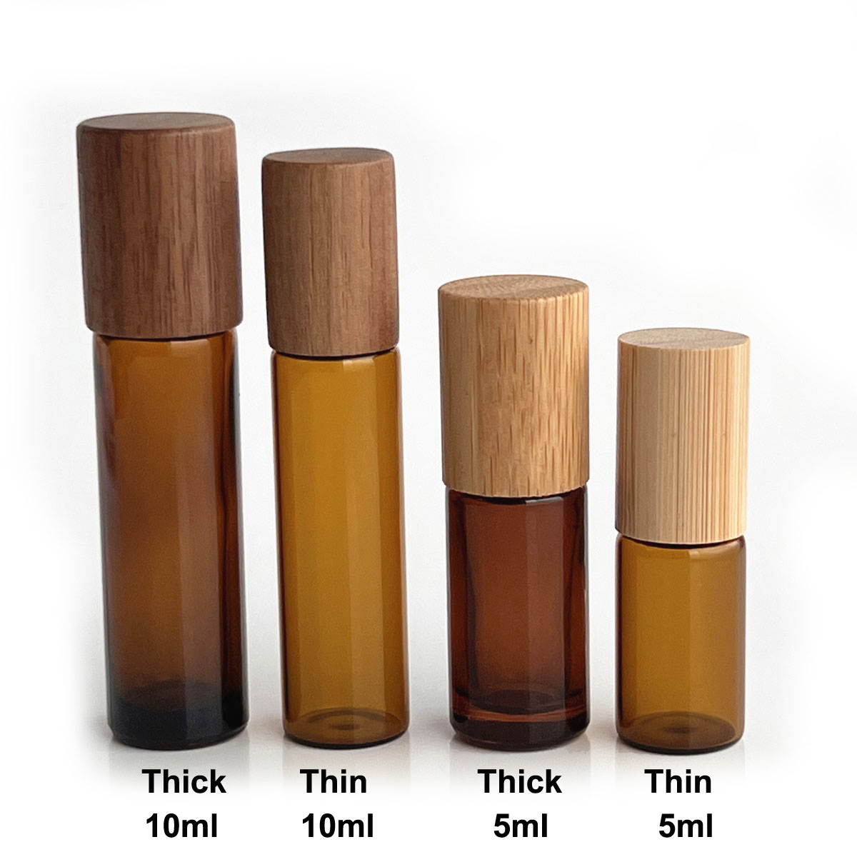 Attar Oil Roll On - 1x 10x 5ml 10ml Amber Clear