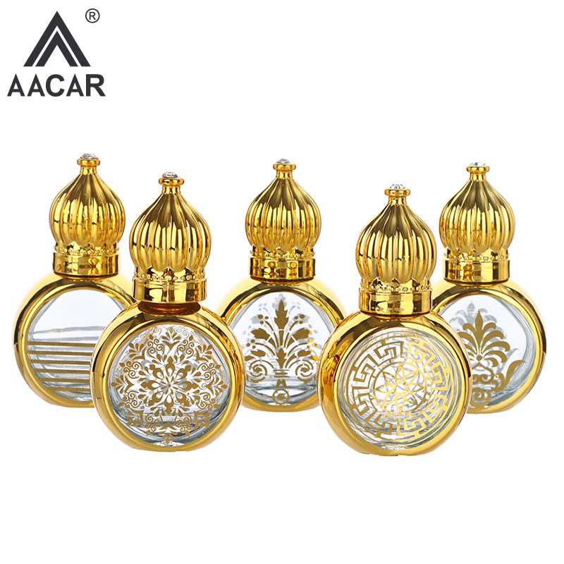 1pc 10ml Gold Arabic Crystal E - مراجعة Attar Oil Roll On وسعره