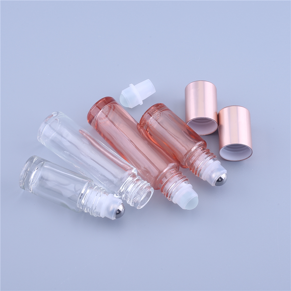 2PCS 10ml Pink Color Thick Gla - مراجعة Attar Oil Roll On وسعره