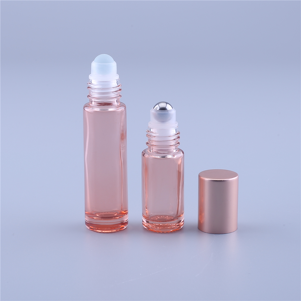 2PCS 10ml Pink Color Thick Gla - مراجعة Attar Oil Roll On وسعره