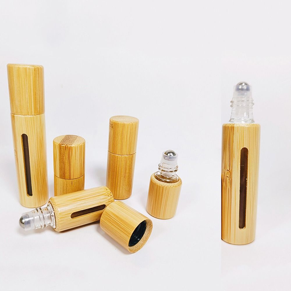 3/5/10ml Bamboo Roll on Bottle - مراجعة Attar Oil Roll On وسعره