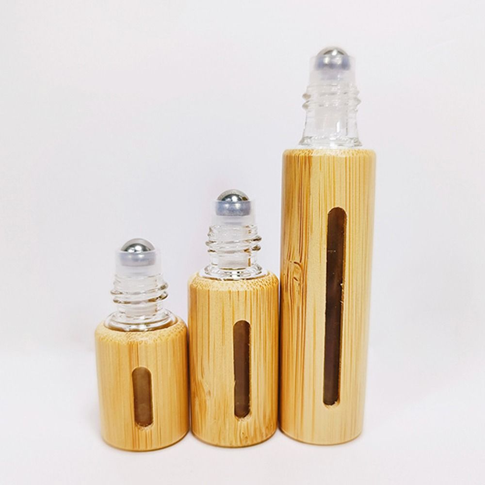 3/5/10ml Bamboo Roll on Bottle - مراجعة Attar Oil Roll On وسعره