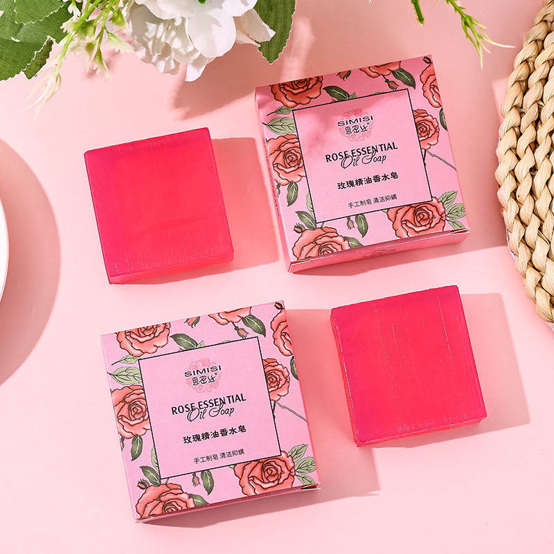 Rose essential oil soap, wash  - مراجعة Perfume Fragrance Soap وسعره
