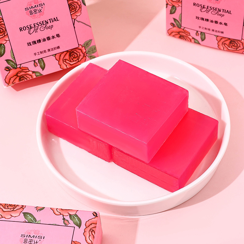 Rose essential oil soap, wash  - مراجعة Perfume Fragrance Soap وسعره