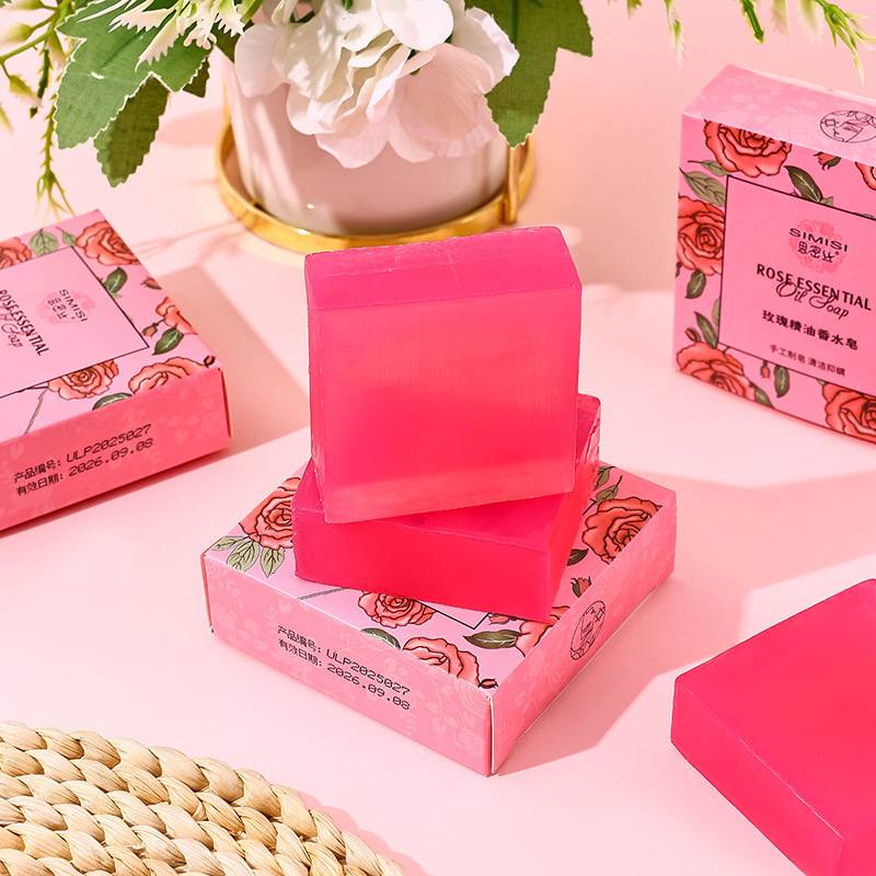 Rose essential oil soap, wash  - مراجعة Perfume Fragrance Soap وسعره