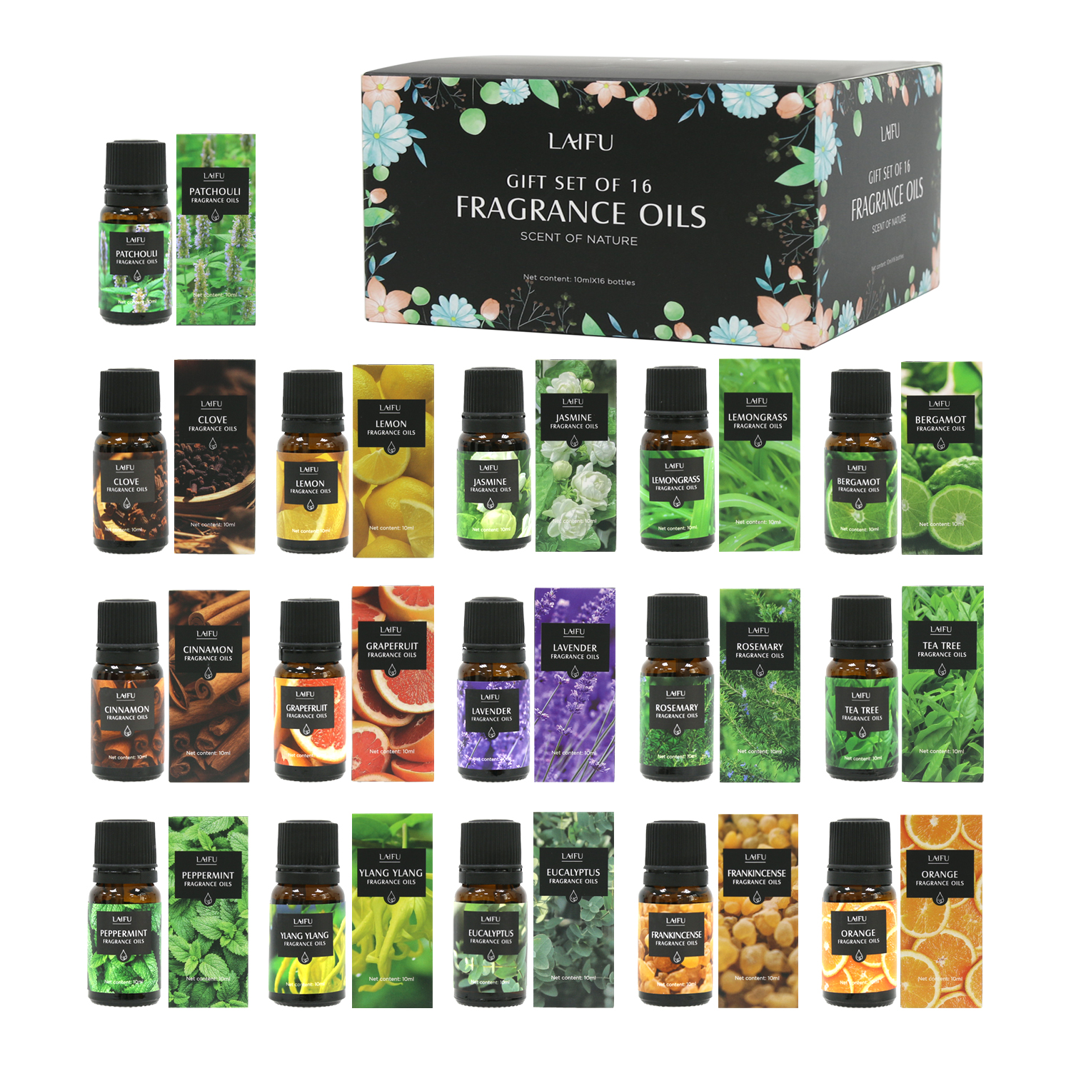 16x10ml Essential Oils Set for - مراجعة Perfume Fragrance World وسعره