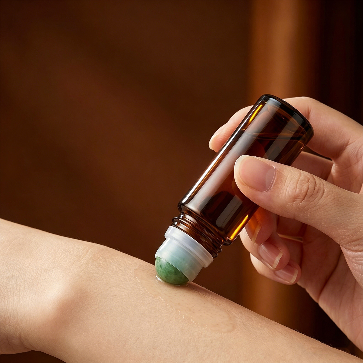 50ml Amber Glass Roll On Bottl - مراجعة Attar Oil Roll On وسعره
