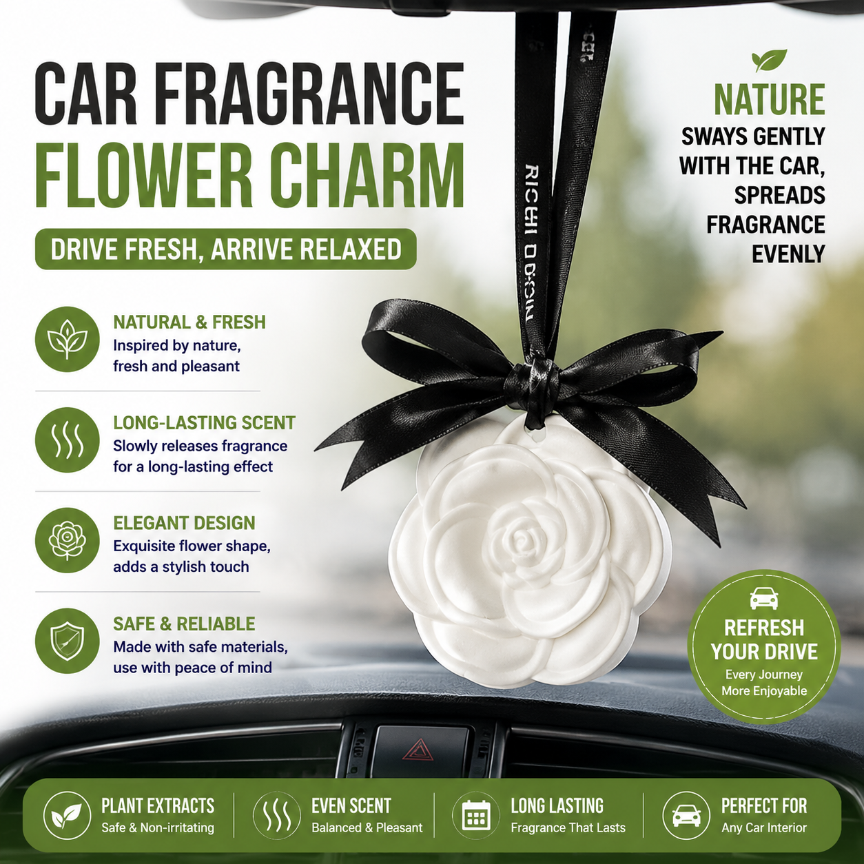 Vehicle mounted solid fragranc - مراجعة Perfume Gardenia Fragrance وسعره