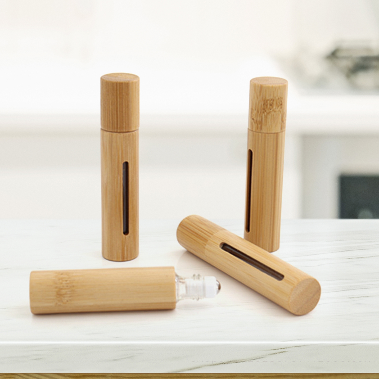 3/5/10ml Natural Bamboo Wood R - مراجعة Attar Oil Roll On وسعره