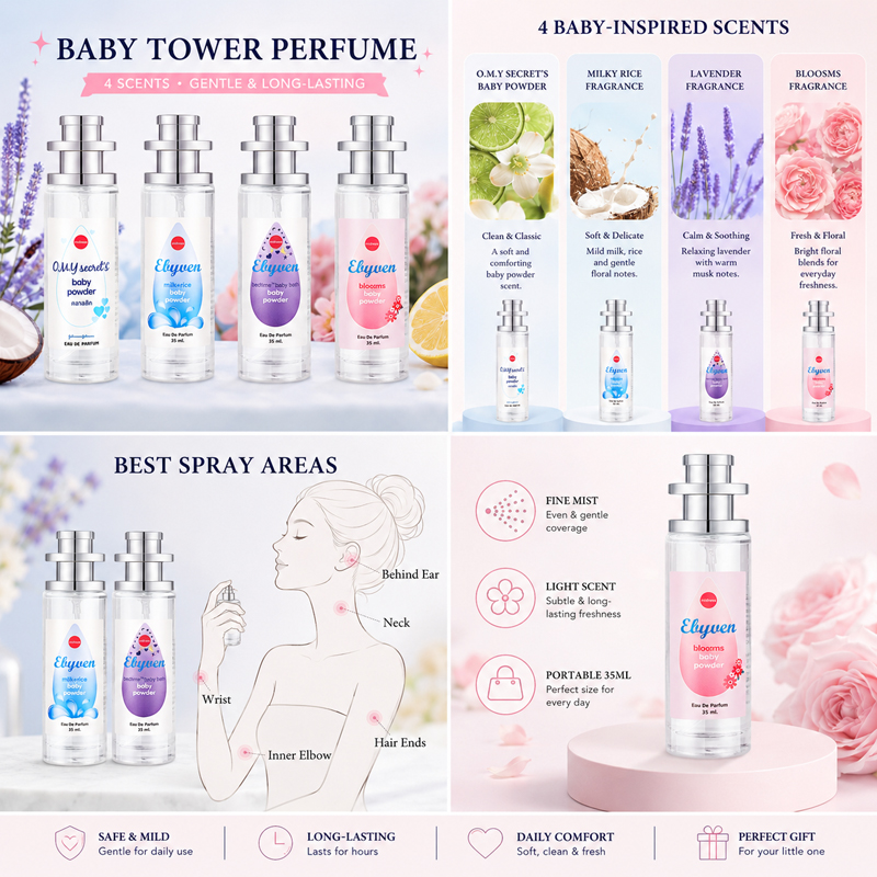 2pcs 35ml Baby Powder Perfume  - مراجعة Perfume Travel Set وسعره