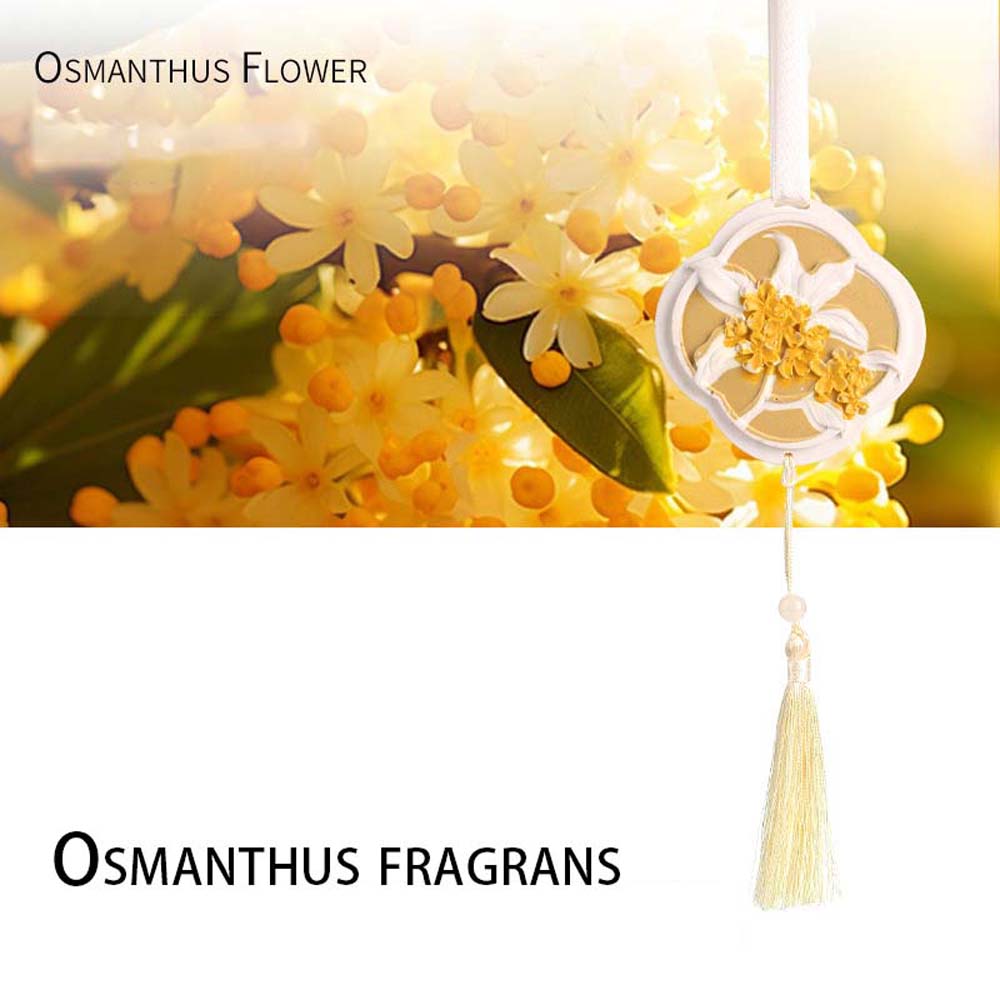 Car fragrance pendant Osmanthu - مراجعة Perfume Gardenia Fragrance وسعره