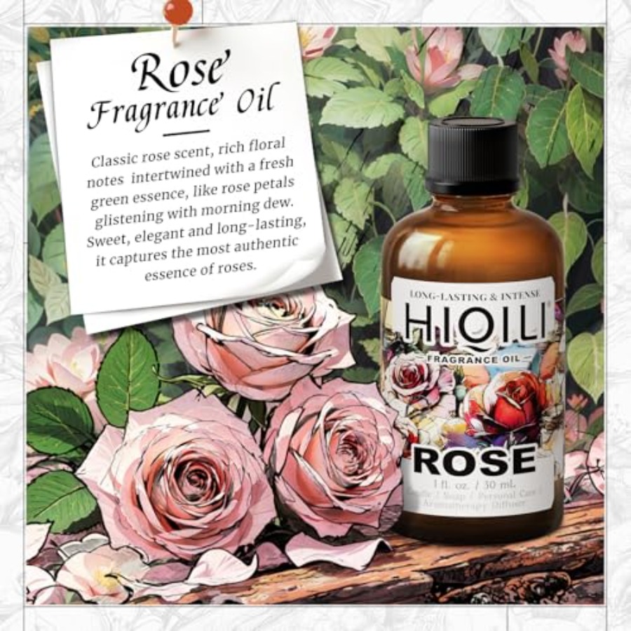 HIQILI Rose Fragrance Oil for  - مراجعة Perfume Fragrance Soap وسعره