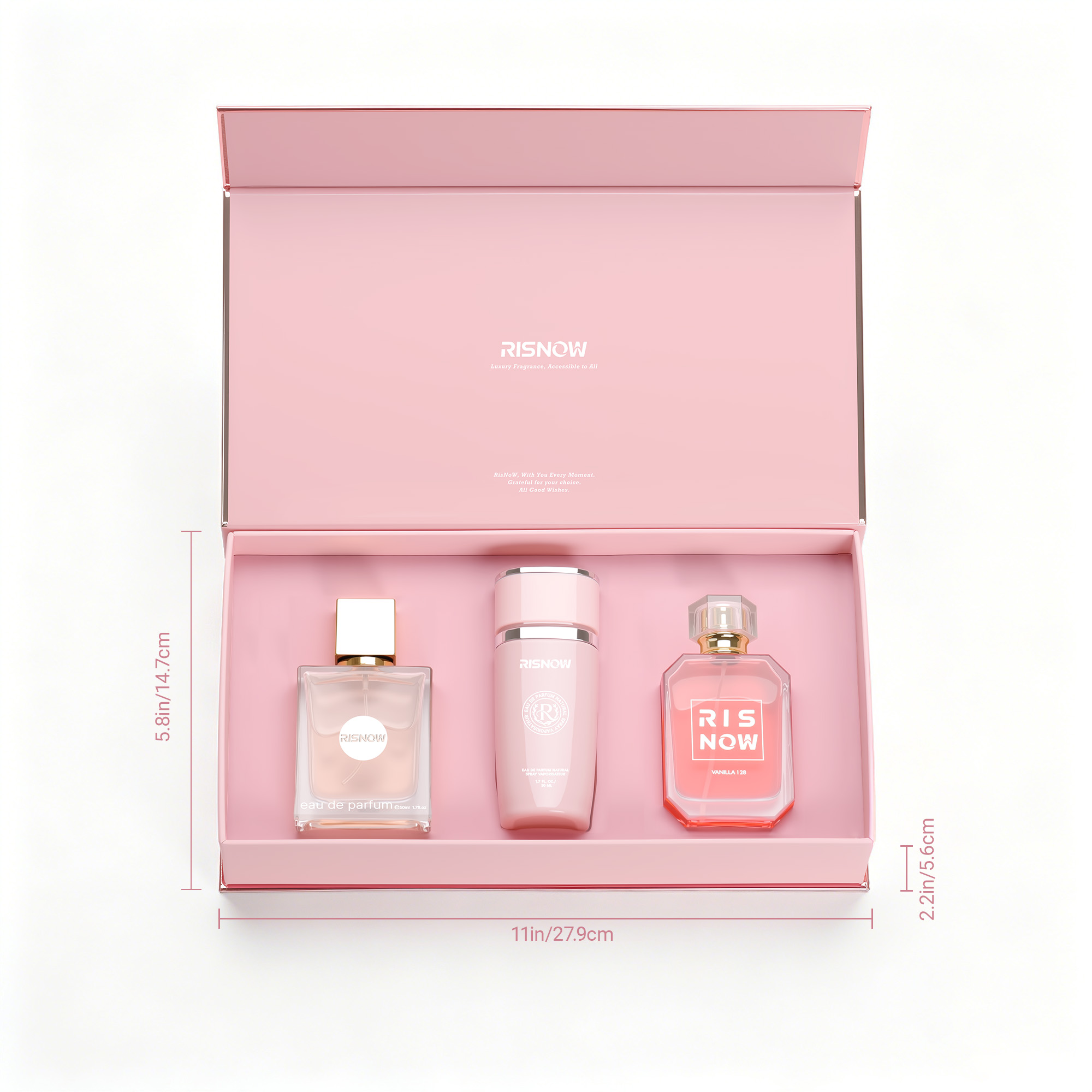 3 Pcs 50ml Set Of Floral Scent - مراجعة Perfume Travel Set وسعره