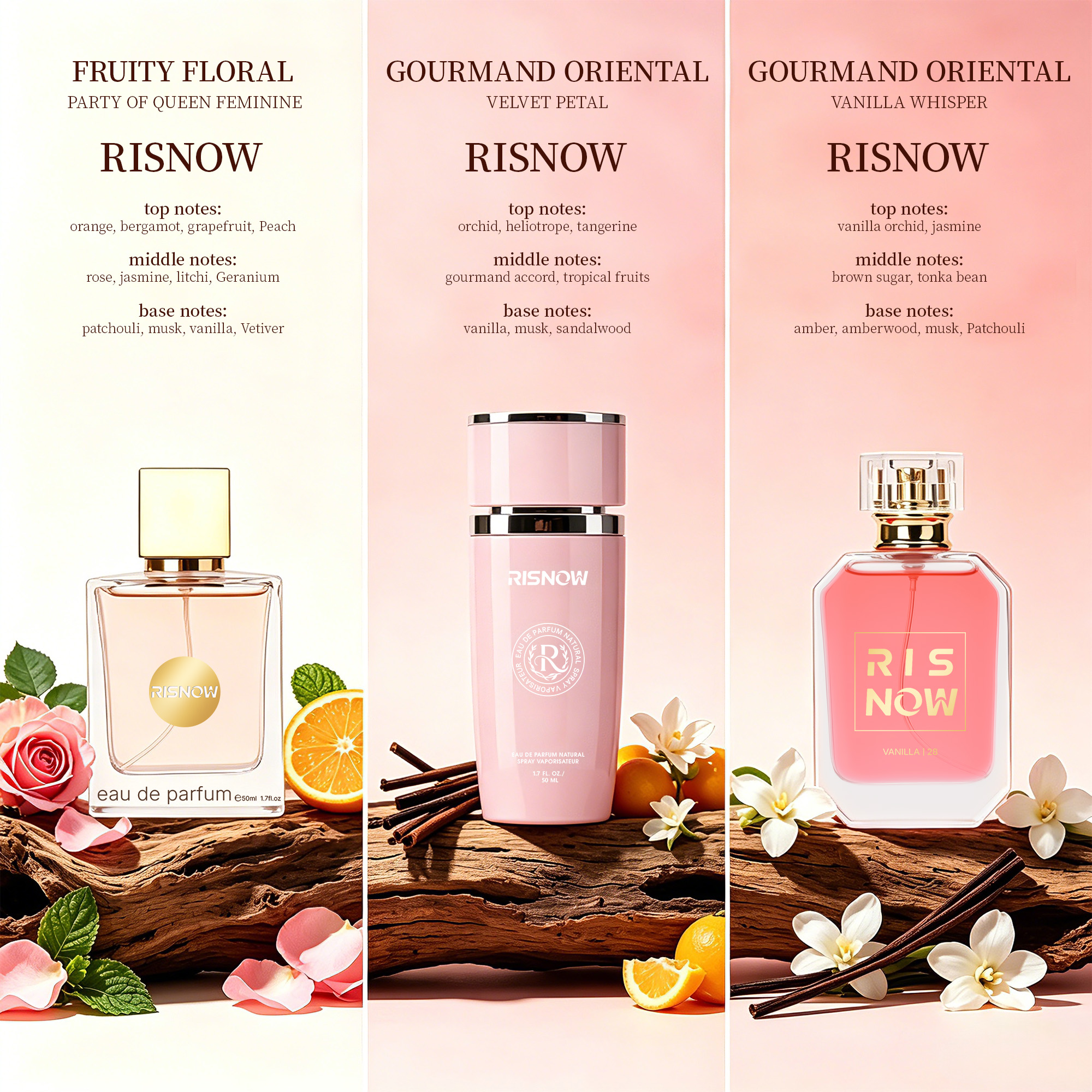 3 Pcs 50ml Set Of Floral Scent - مراجعة Perfume Travel Set وسعره
