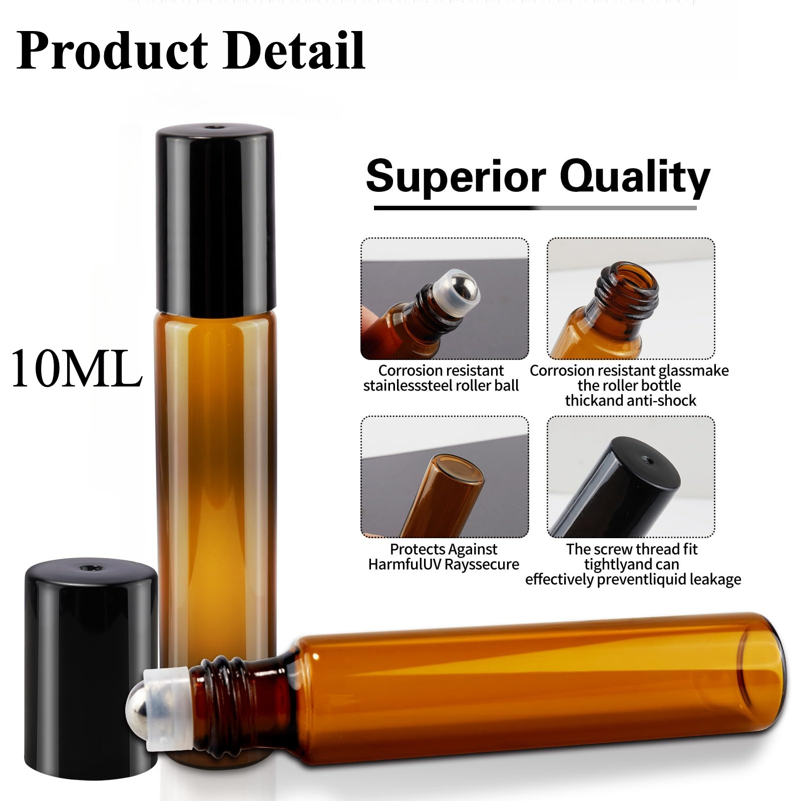 8/30pcs Glass Roll on Bottle 1 - مراجعة Attar Oil Roll On وسعره