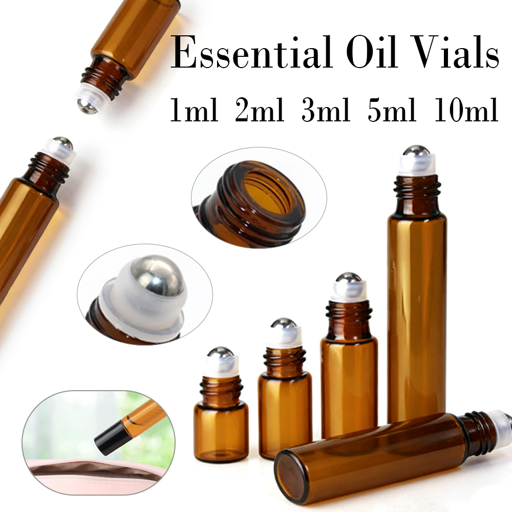 5-50pcs 1ml 2ml 3ml 5ml 10ml G - مراجعة Attar Oil Roll On وسعره