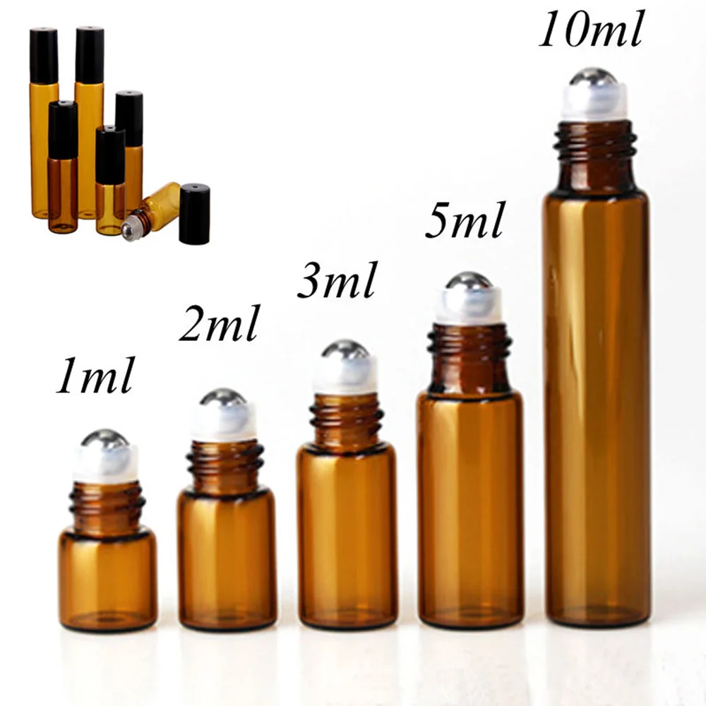 5-50pcs 1ml 2ml 3ml 5ml 10ml G - مراجعة Attar Oil Roll On وسعره