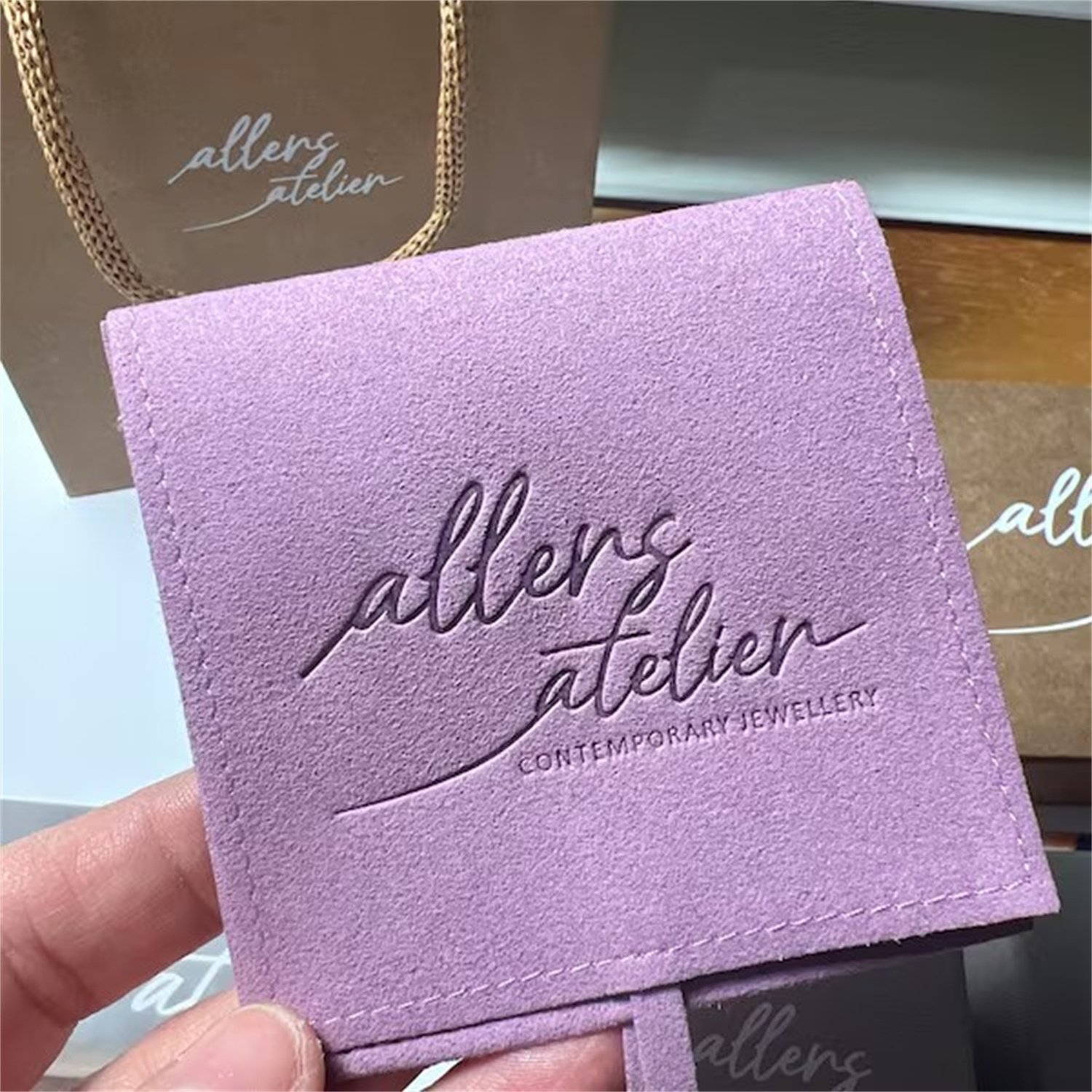 50pcs Beige Soft Velvet Jewelr - مراجعة Perfume Fragrance Soap وسعره